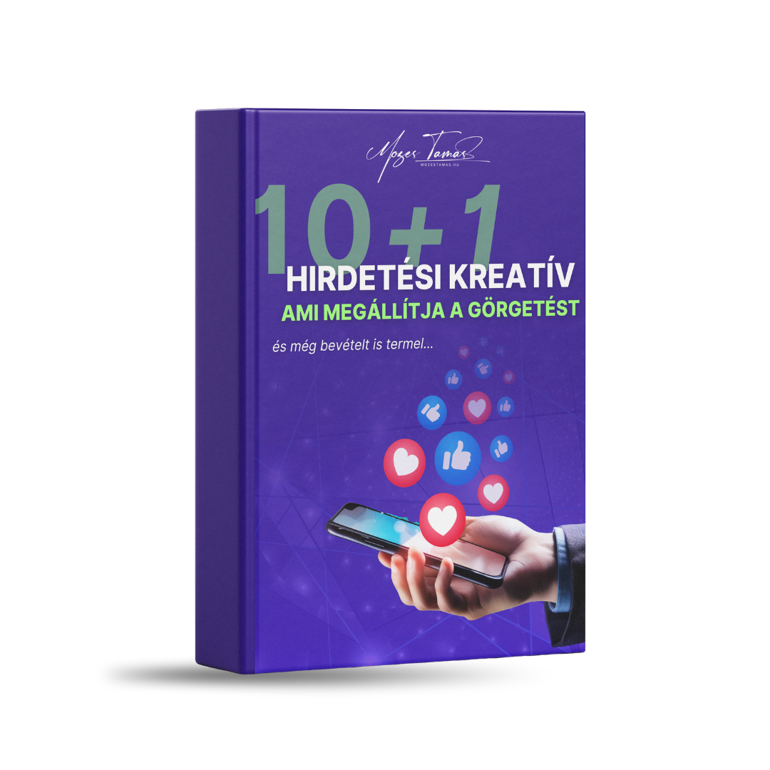 10+1 hirdetési kreatív PDF, könyv mockup